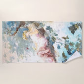 Fairy of Butterflies Floral Strandtuch (Vorderseite)