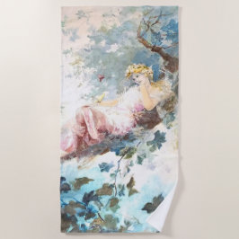 Fairy of Butterflies Floral Strandtuch