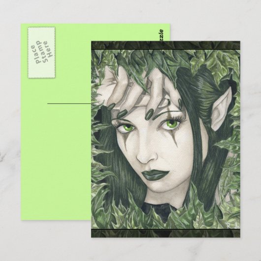 Fairy of the Dark Forest Postkarte (Vorne/Hinten)