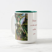 Fairy of the Holly Zweifarbige Tasse (Vorderseite Links)