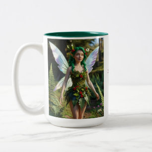 Fairy of the Holly Zweifarbige Tasse