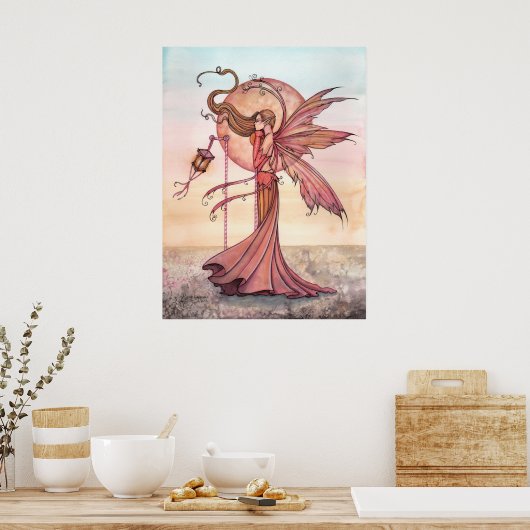 Fairy of the Sun Fantasy Art Print Poster (Küche)