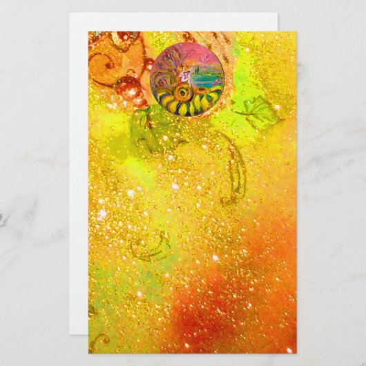 FAIRY OF THE SUNFLOWERS BRIEFPAPIER (Vorne/Hinten)