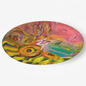 FAIRY OF THE SUNFLOWERS Fantasy Pappteller (Schrägansicht)