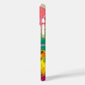 FAIRY OF THE SUNFLOWERS Pink Yellow Fantasy Case-Mate iPhone Hülle (Rückseite / Links)