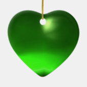 FAIRY OF THE SUNFLOWERS VIBRANT GREEN EMERALD KERAMIKORNAMENT (Hinten)