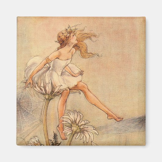 Fairy on a Daisy - Magnet (Vorne)