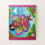 "FAIRY on a SWING" JIGSAW PUZZLE (Vertikal)