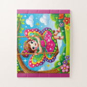 "FAIRY on a SWING" JIGSAW PUZZLE (Vertikal)