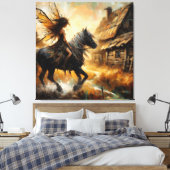 Fairy on Horseback Leinwanddruck (Insitu (Schlafzimmer))