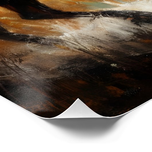 Fairy on Horseback Poster (Ecke)