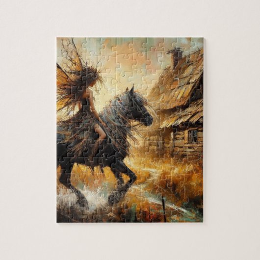 Fairy on Horseback Puzzle (Vertikal)