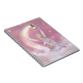 Fairy on Moon Notebook Notizblock (Rechte Seite)