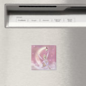 Fairy on the Moon - Fantasy Magnet (In Situ (Geschirrspüler))
