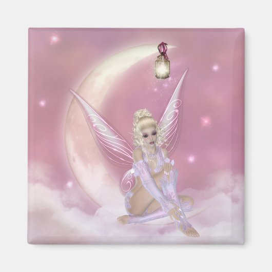 Fairy on the Moon - Fantasy Magnet (Vorne)