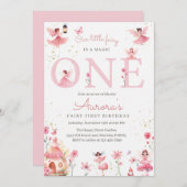 Fairy One Invitation for Birthday Magical Party Einladung (Vorne/Hinten)