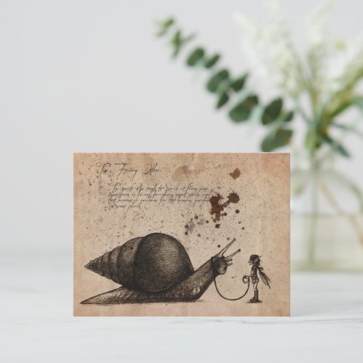 Fairy Ostler Postkarte (Stehend Vorderseite)