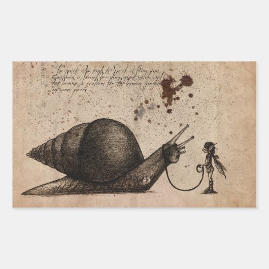 Fairy Ostler Rechteckiger Aufkleber (Vorderseite)