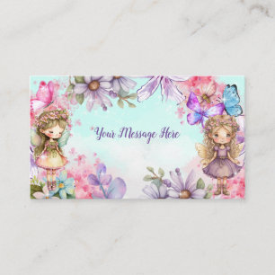 Fairy Party Garden Fairy Birthday Einschlusskarte Begleitkarte