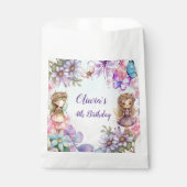 Fairy Party Garden Fairy Birthday Favor Bag Geschenktütchen (Vorderseite)