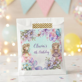 Fairy Party Garden Fairy Birthday Favor Bag Geschenktütchen