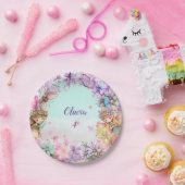 Fairy Party Garden Fairy Birthday Pappteller (Party)