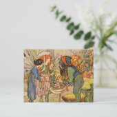 "Fairy Pedlars" von Florence Harrison Postkarte (Stehend Vorderseite)
