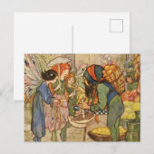 "Fairy Pedlars" von Florence Harrison Postkarte (Vorne/Hinten)