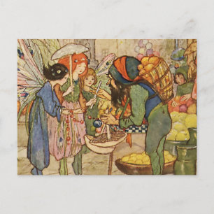 „Fairy Pedlars“ von Florence Harrison Postkarte