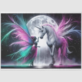 Fairy Pegasus Liebe Tissue Paper Seidenpapier