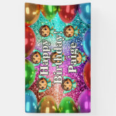 Fairy Personalisiert Character Geburtstagsbanner Banner (Vertikal)