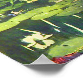 Fairy Picnic am Lily Pond Poster (Ecke)