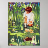 Fairy Picnic am Lily Pond Poster (Vorne)