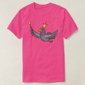Fairy Pigeon Wildlife Mystical Bird Pigeon Fairy L T-Shirt (Design vorne)