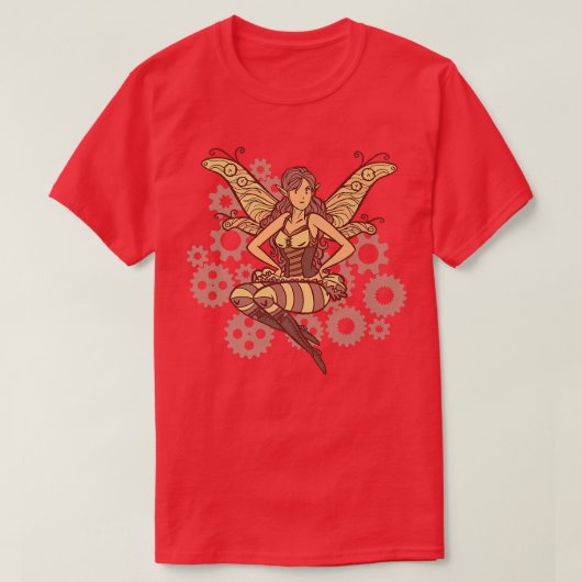 Fairy Piie Steampunk Fairy T-Shirt (Design vorne)