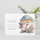 Fairy Pixie Fairytale Girls Geburtstagsparty Einladung (Stehend Vorderseite)