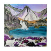 Fairy Pools Skye Scotland    Fliese (Vorderseite)