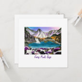 Fairy Pools Skye Scotland Karte (Vorderseite/Rückseite Beispiel)