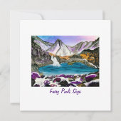 Fairy Pools Skye Scotland Karte (Vorderseite)