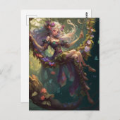 Fairy Postcard Postkarte (Vorne/Hinten)