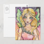 Fairy Postcard von Molly Harrison Postkarte (Vorne/Hinten)