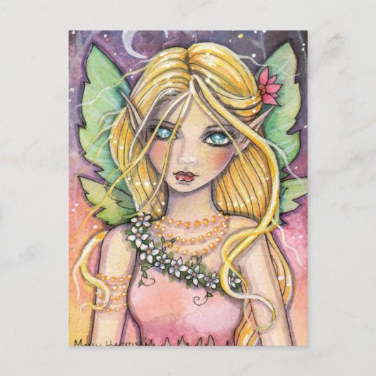 Fairy Postcard von Molly Harrison Postkarte (Vorderseite)