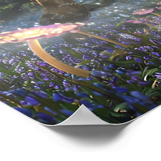 Fairy Poster mit Fairy Door (Ecke)