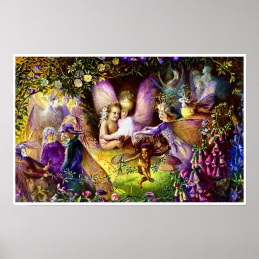 Fairy Poster Print: Feenmalerei von Fitzgerald (Vorne)