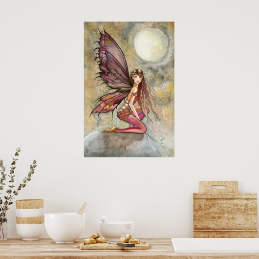 Fairy Poster Print von Molly Harrison (Küche)