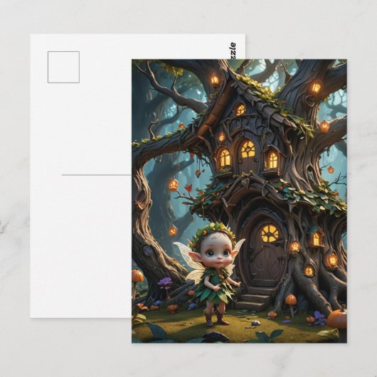 Fairy Postkarte (Vorne/Hinten)