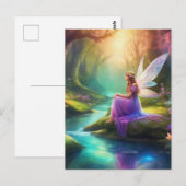 Fairy Postkarte (Vorne/Hinten)