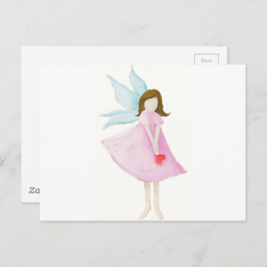 Fairy Postkarte (Vorne/Hinten)