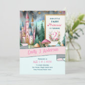 Fairy Princess 2. Geburtstag 2. Einladung (Stehend Vorderseite)