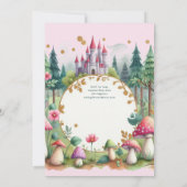 Fairy Princess 2. Geburtstag 2. Einladung (Rückseite)